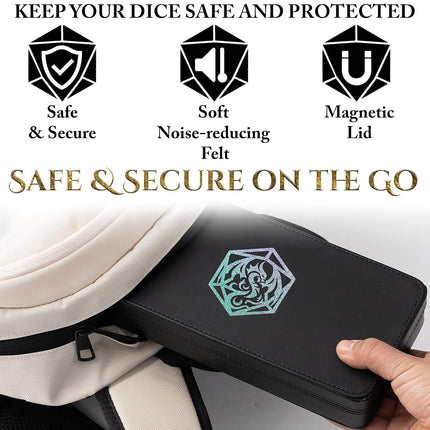 Soar Forge Sanctum Dice Box - Premium Case & Tray for DND