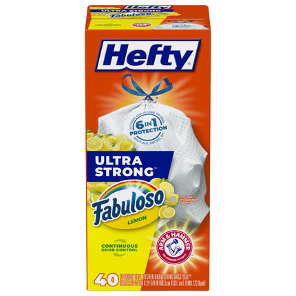 Hefty Ultra Strong Trash Bags (Scent Free, Tall Ki