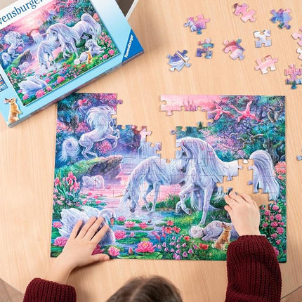 Ravensburger Unicorns in Sunset Glow 150 piece Jigsaw Puzzle with Extra Large Pieces for Kids Age 7 Years +