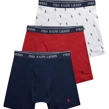 Polo Ralph Lauren Classic Cotton Boxer Brief 3-Pac