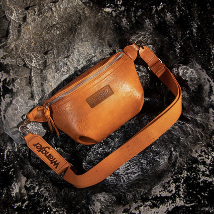 Riñoneras Wrangler para mujer, bolso de cintura, riñoneras de viaje, bandolera para mujer, marrón claro WG82-194LBR