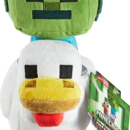 Minecraft 8 Inch Zombie Chicken Jockey Plush