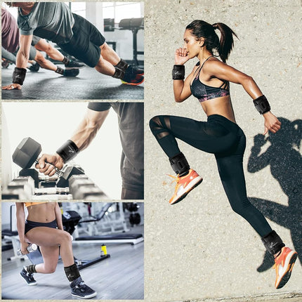 Sportneer Adjustable Ankle Weights 0.45-1.8kg for 2 Packs, Fitness Workout