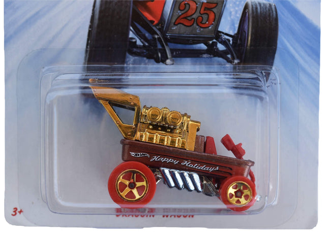 HOT WHEELS HOLIDAY HOT RODS 2014 SERIES DRAGGIN' WAGON 7/8