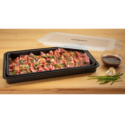 Cuisinart CMT-100 XL Récipient de marinade pliable, noir