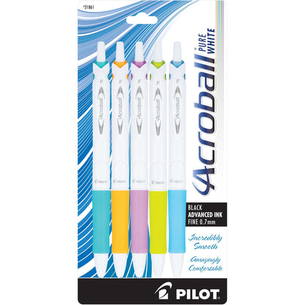 Pilot Acroball PureWhite Advanced Ink Refillable &