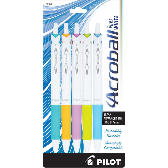 Pilot Acroball PureWhite Advanced Ink Refillable &