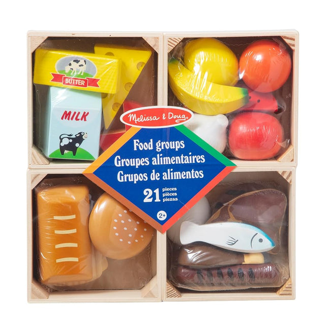 Melissa and Doug - Wooden Food Groups