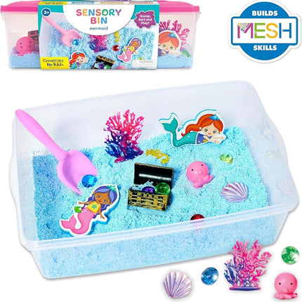 Creativity for Kids Sensory Bin: Mermaid - Mermaid Toys and Sensory Bins for Toddlers, Sensory Box and Bin Filler, Toddler Activities and Gifts for Girls (Ages 3+)