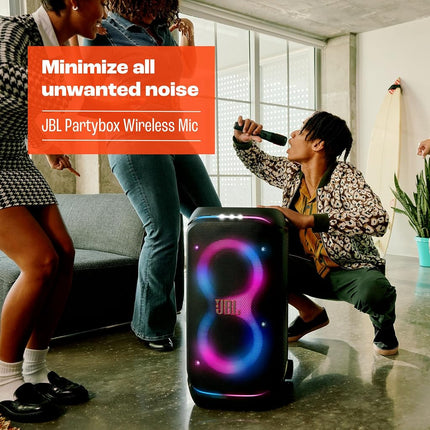 JBL PartyBox 2x Digital Wireless Microphone, Rechargeable Battery (20 Hours - 700mAh), Clear Voice, Clear Sound, Stable Connection at 2.4 GHz