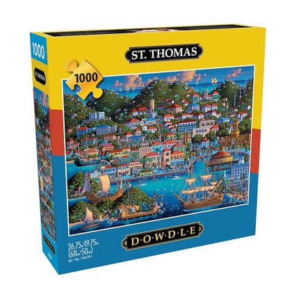 Buffalo Games - Eric Dowdle - St. Thomas - 1000 Piece Jigsaw Puzzle for Adults -Challenging Puzzle Perfect for Game Nights - Finished Size is 26.75 x 19.75
