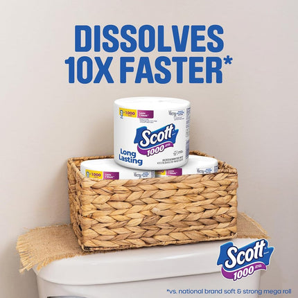 Scott Pañuelos de baño blancos (caja de 6)