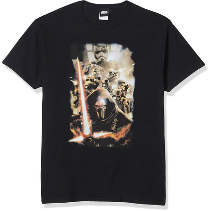 T-Shirt Homme STAR WARS Kylo Ren Reinforcements, Noir, XL
