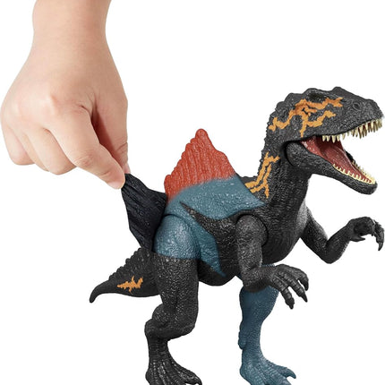 Mattel Jurassic World Dino Reveal Deluxe Concavenator Action Figure Toy, Tear Away Pack & Peel Off Color Change Dinosaur Play