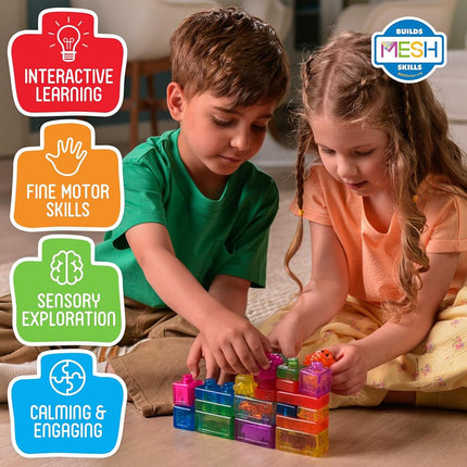 Jelly Blox - Farm Set | Squishy is More Fun! | Unique Squishy Building System | for Ouch-Free, Open, Imaginative Play | for Boys and Girls Ages 2+