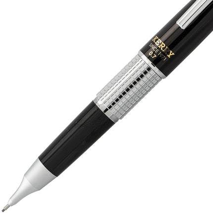 Pentel P1037-A-HB Mechanical Pencil Kerry Metal Casing HB 0.7 mm Black
