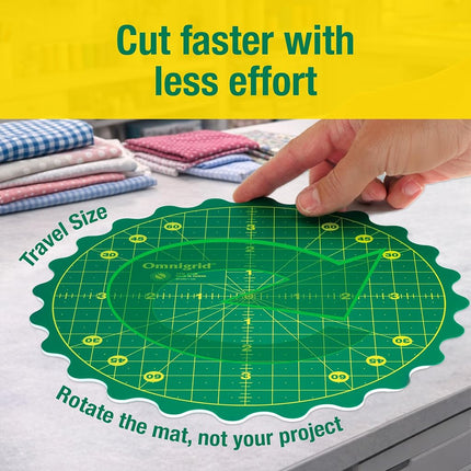 Omnigrid Rotating Cutting MAT, 8", 0