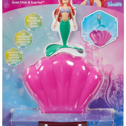 Swimways Disney Princess Ariel Dive N Surprise, Pool Accessories & Pool Toys for Kids, Little Mermaid Party Supplies and Water Toys for Ages 5+