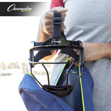 Champion Sports FMABK Softball Fielder's Face Mask, Black