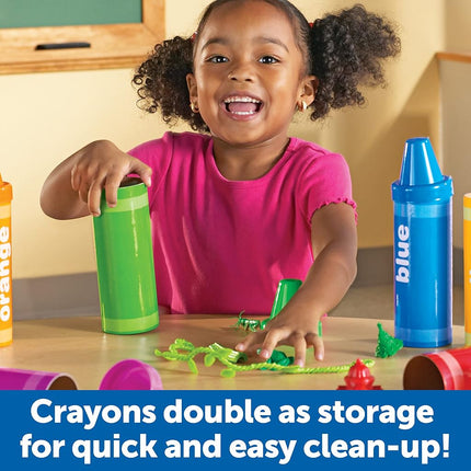 Learning Resources Rainbow Sorting Crayons, Early Recognition 56 Pieces, Ages 3+