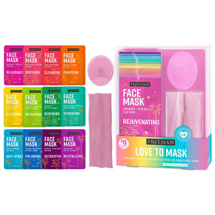 Freeman Facial Love To Mask Variety Pack: Oil Abso