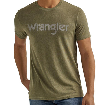Wrangler Men's Western Crew Neck Short Sleeve Tee 