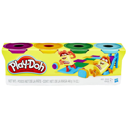 PLAY-DOH PAQUETE DE 4 COLORES SECUNDARIOS, Peso neto 16 oz