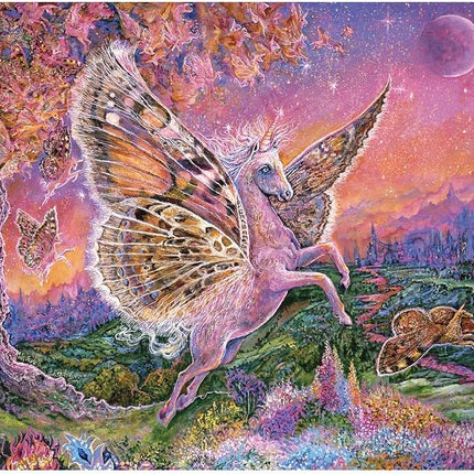 Buffalo Games - Josephine Wall - Fluttercorn Dreamscape - 1000 Piece Jigsaw Puzzle for Adults -Challenging Puzzle Perfect for Game Nights - Finished Size is 26.75 x 19.75
