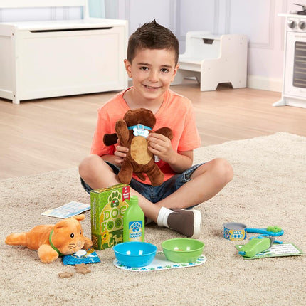 Melissa & Doug Feeding & Grooming Pet Care Play Set