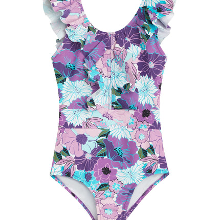 Kanu Surf Girls' Gianna Beach Sport Ruffle One Pie