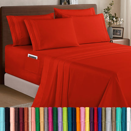 Elegant Comfort 1500 Premium Quality 6-Piece Bed S