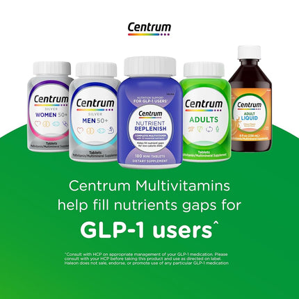 Centrum Silver Women's Multivitamin for Women 50 Plus, Multivitamin/Multimineral Supplement with Vitamin D3, B Vitamins, Calcium and Antioxidants, Gluten Free, Non-GMO Ingredients - 100 Count