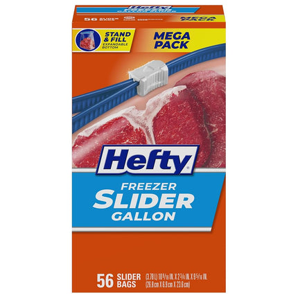 Bolsas para Congelar Hefty Slider - Tamaño Galón, 96 Unidades
