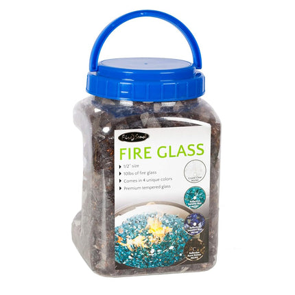 Fire Sense Burnt Bronze Reflective Fire Glass