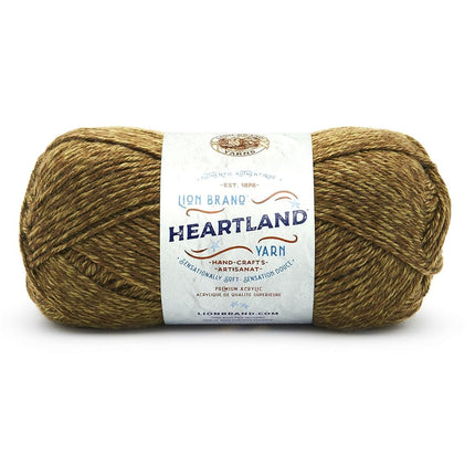 Lion Brand Yarn, Worsted-Weight Heartland Yarn for