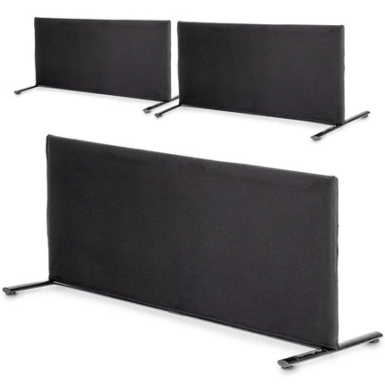 GoSports Pickleball Ball Barrier 3 Pack - Brandable Court Dividers for Pickleball Courts