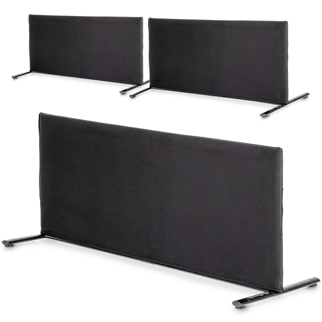GoSports Pickleball Ball Barrier 3 Pack - Brandable Court Dividers for Pickleball Courts