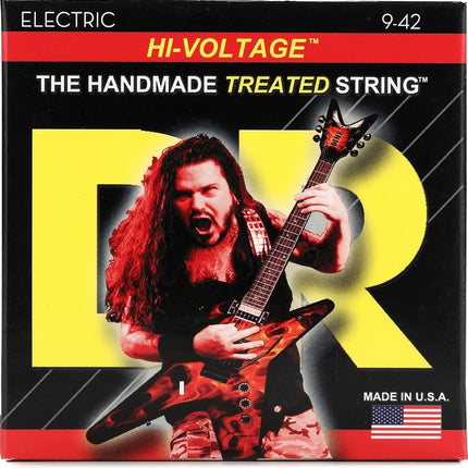 DR Strings HI-VOLTAGE™ DIMEBAG DARRELL - Nickel Plated Electric Guitar Strings: Light 9-42