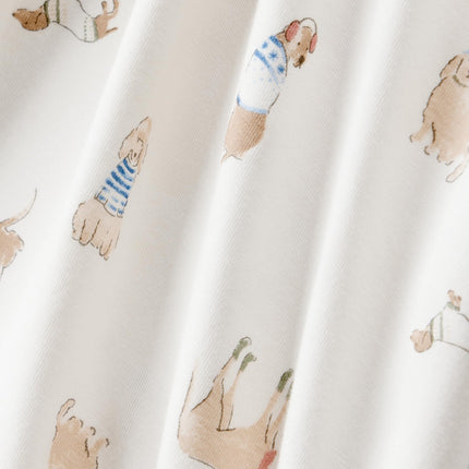 Pijama con cremallera bidireccional de manga larga Purelysoft para bebé unisex de Carter's, Perro de invierno, 24 meses