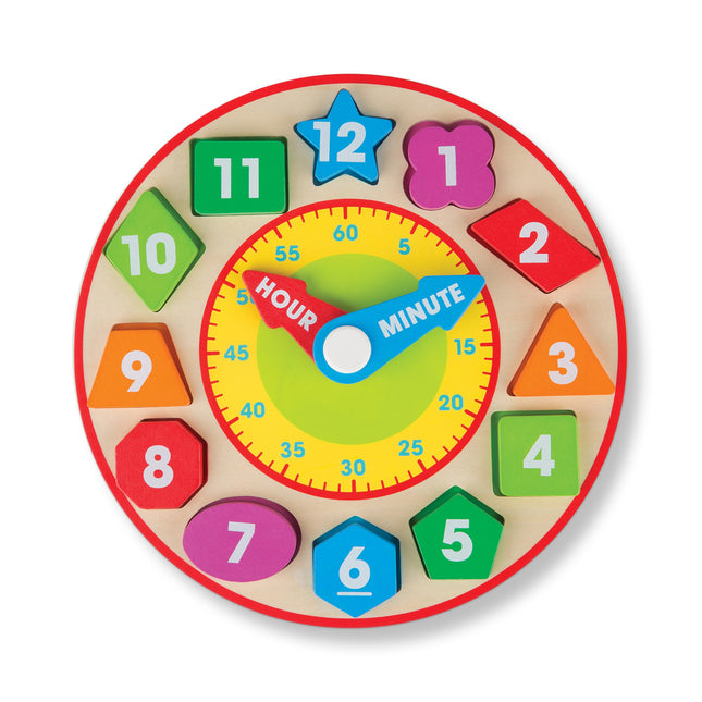 Melissa & Doug Shape Sorting Clock (Developmental 