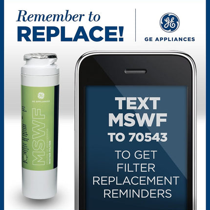 G E Appliance Parts MSWFDS GE Replacement Water Filter