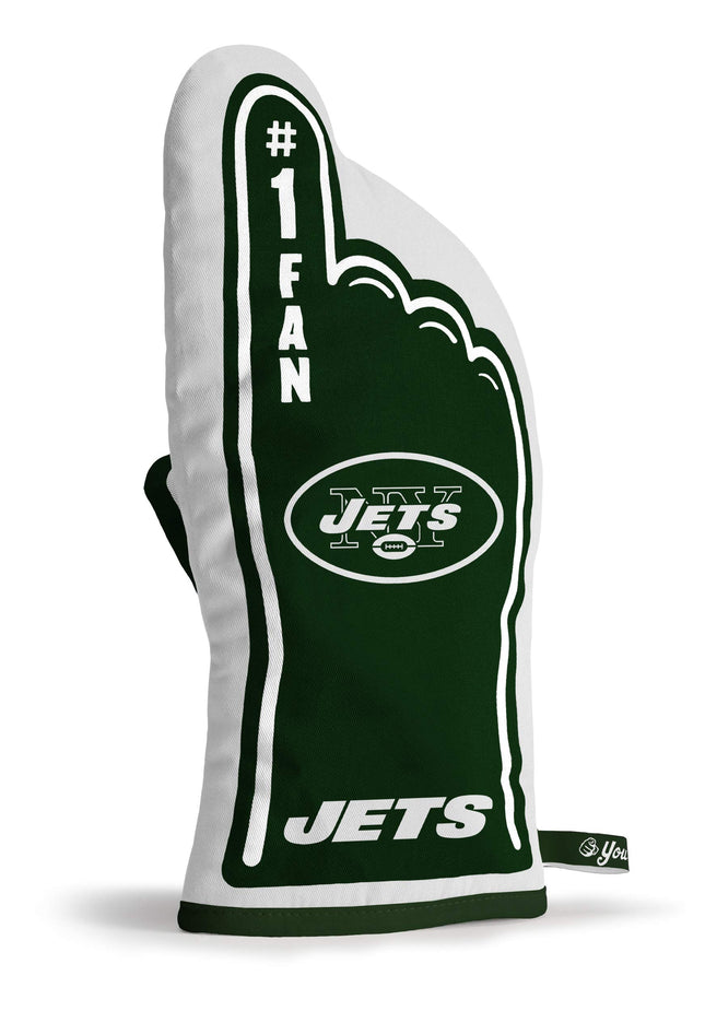 YouTheFan NFL New York Jets #1 Oven Mitt, 13.25" x 6.5"