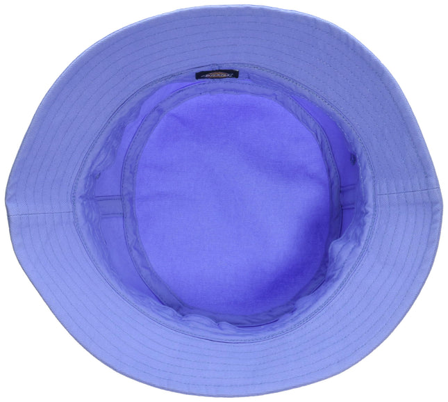 Sombrero de lona tipo pescador Dickies para hombre con logo tipo script, azul, talla única