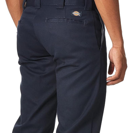 Dickies Men's Flex Work Slim Straight Fit Pants, Dark Navy, 34W 32L UK