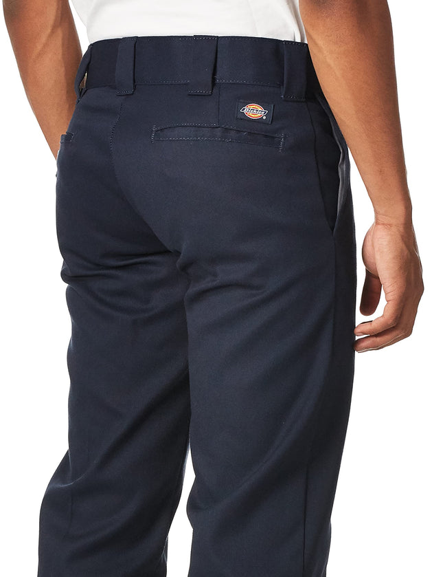 Dickies Men's Flex Work Pant Slim Straight Fit, Dark Navy V1, 30W x 34L