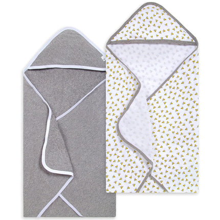 Burt's Bees Baby - Hooded Towels, Absorbent Knit T