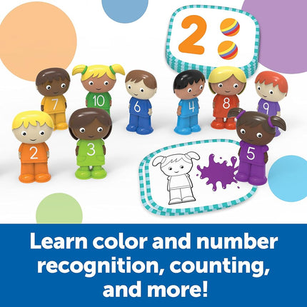 Learning Resources Skill Builders! Toddler 1-10 Counting Kids, Educational Toys for 18 Month Olds, Toddler Activities, Colour Teaching Toys, 20 Pieces, Age 18 Months, Multicolor (LER1060)
