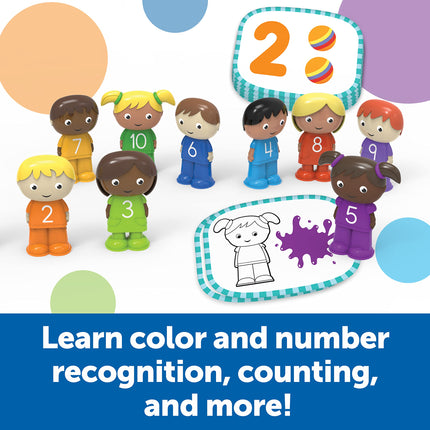 Learning Resources Skill Builders! Toddler 1-10 Counting Kids, Educational Toys for 18 Month Olds, Toddler Activities, Colour Teaching Toys, 20 Pieces, Age 18 Months, Multicolor (LER1060)