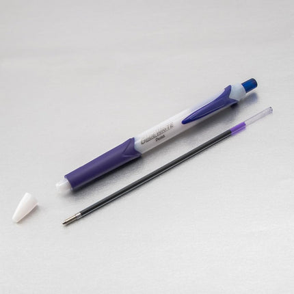 Pentel Pens, GlideWrite Ballpoint Pen with TechniFLO Ink - Bulk Pack of 12 BLUE Ink Pens 1.0mm with Retractable Barrel Design - Easy Grip & Smooth Writing, Metal Tip, Medium point pen.