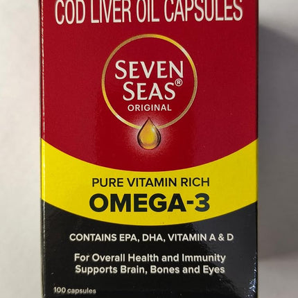 Seven Seas Cod liver fish oil 100 Capsule